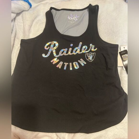 Touch by Alyssa Milano Black Tank Top Raider Nation - Picture 1 of 15